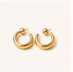 Gold Hoop Earrings