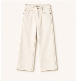 White Wide Leg Pants